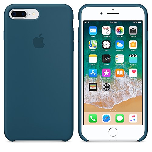 Funda para iPhone 7Plus/8Plus Carcasa Silicona Suave Colores del Caramelo con Superfino Pelusa Forro,Anti-rasguños Teléfono Caso para Apple iPhone 7P/8P (iPhone 7Plus/8Plus, Azul Cosmos)