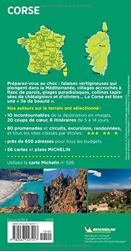 Guide Vert Corse Michelin