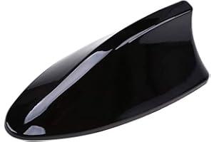 VISEKA Antenne Auto Pinna di Squalo per Jeep Compass/Renegade 2017 2018 2019 2020 2021 2022, Shark Fin Antenna Tetto Segnale Radio Antenne, Auto Styling Accessori,Black
