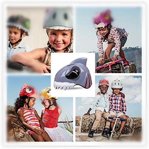 Childrens Safety Helmet for Cycling Skating Scooter Bike Skateboard Xmas Gift, Kids BMX Skates Stunt Bikes Helmet in Animal Design Donkey, White Shark, Tiger and Dinosaur, Age 3 - 8 Years Girls Boys reviews Childrens Safety Helmet for Cycling Skating Scooter Bike Skateboard Xmas Gift, Kids BMX Skates Stunt Bikes Helmet in Animal Design Donkey, White Shark, Tiger and Dinosaur, Age 3 - 8 Years Girls Boys