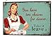 Produktbild DOGT Blechschild, 20,3 x 30,5 cm, Make It Safe Vintage Blechschild, Retro Blech Werbung, G10032, 7.8inch*11.8inch