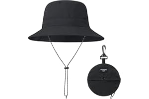 BBXWANG Cappello da Pescatore Ripiegabili da Donna, Cappello Estivo Leggero Regolabile Cappello da Pescatore da Spiaggia Pieghevole