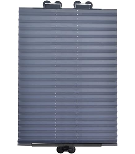 Store Plissé GARDINIA Pour Fenêtre De Toit - 59,3x100 Cm Gris - Montage Par Ventouses Sans Perçage