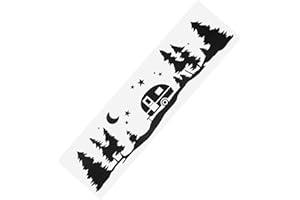 Anneome Adhesivo Para Caravana O Autocaravana Con Diseño De Estrella Y Diseño Para Decoración Exterior De Automóviles