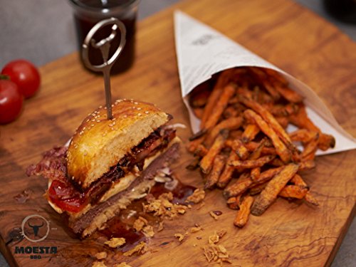 Moesta-BBQ BurgerSpieß – zum Anrichten und fixieren deiner Burger (4er Set) - 2