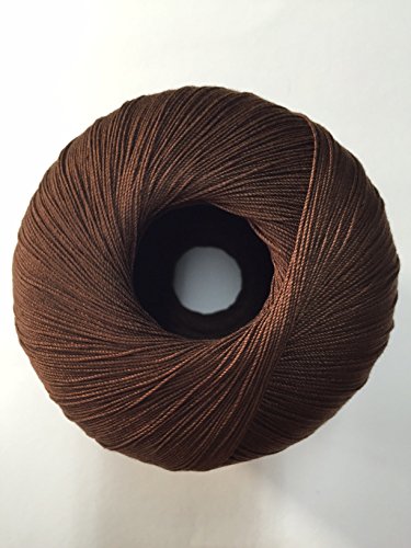 Gründl Häkelgarn 100, Filethäkelgarn, NEUE Farbe Schokobraun Fb. 138, 100 Gramm Knäuel, - 2