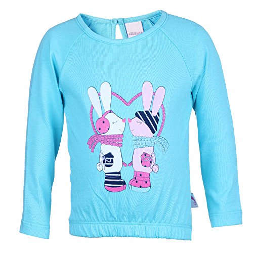 Baby Mini Girls Shirt, turquoise, size 86, 18 months