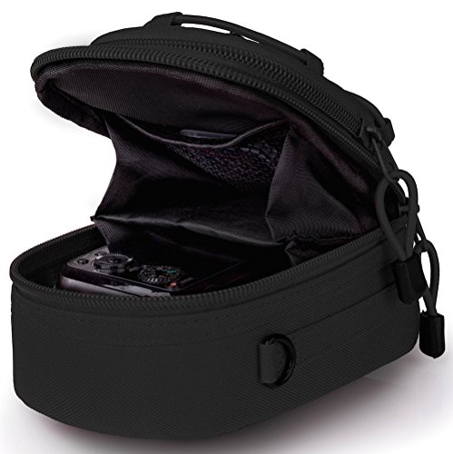 Baxxtar II noir Housse Sac pour Canon PowerShot G5 X SX160 SX150 G16 G15 - Nikon Coolpix P7000 P7100 P7700 -- Polaroid TWO -- Olympus XZ-1 -- Panasonic Lumix DC TZ200 DMC LX7 -- Samsung EX1 EX2F