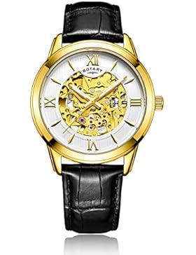 Rotary Herren-Armbanduhr Analog Automatik Leder - GS00652/21