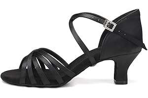 HIPPOSEUS Buty do tańca latynoskiego dla kobiet Profesjonalne buty do tańca Salsa Party & Bachata Praktyczne Wydajność Buty, Model 1219