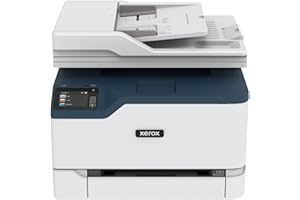 Xerox C235 Multifunzione Laser A4 Colore - Copia/Stampa/Scansione/Fax, 22ppm, Wireless con Stampa Fronte Retro, Pannello Touch a Colore, White / Blue