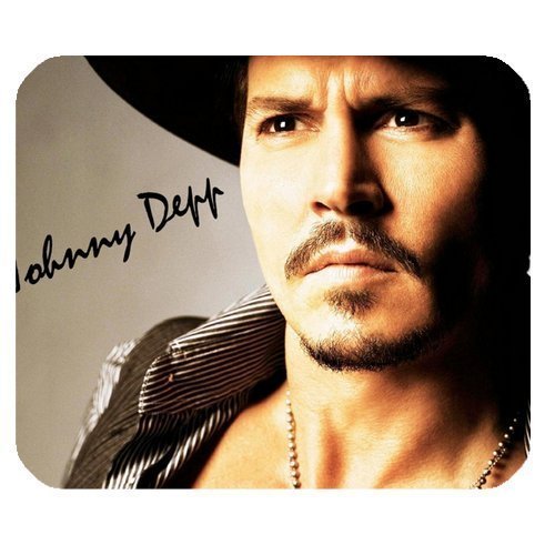 Custom Johnny Depp Mouse Pad Gaming Rectangle Mousepad CM-540