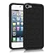 Produktbild Fintie iPod Touch 6 Hülle - [Bienenstock Serie] Leichte Rutschfeste Stoßfeste Silikon Schutzhülle Tasche Case für Apple iPod Touch 6G 6. Generation 2015, Schwarz