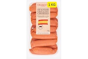 KOALAKOI Spanish Chorizo Sausage for Cooking and Grilling, 1kg (1x1KG)