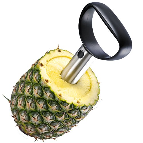 Westmark Ananasschneider/-entkerner, Durchmesser: 8,5 cm, Rostfreier Edelstahl/Kunststoff, Silber/Schwarz, 51692260 - 2