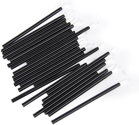 SODIAL (R) 25 x Black Disposable Lip Stick Applicators Brush