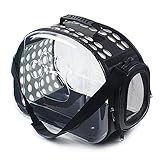 [Material transparente] Diseño transparente a ambos lados, hermoso y duradero. Puede ver a su mascota durante todo el proceso sin preocuparte por otros problemas. Su mascota también puede ver los alrededores.