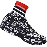 Yiiquan Uomo Ciclismo Copriscarpe Impermeabile per MTB Mountain Road Bike Overshoes (Nero, Asia L)