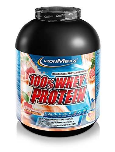 Preisvergleich Produktbild Ironmaxx 100% Whey Protein, Florida Grapefruit, 2350g Dose