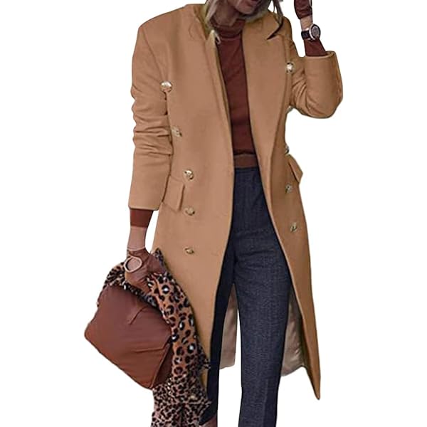 Trench Coat Classique à Double Boutonnage Pour Femme - TECHOME - Type