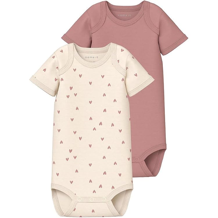 Body Pyjama Fille NAME IT Nbfkab - Coton Bio Manches Longues - Confort Doux Pour Bébé