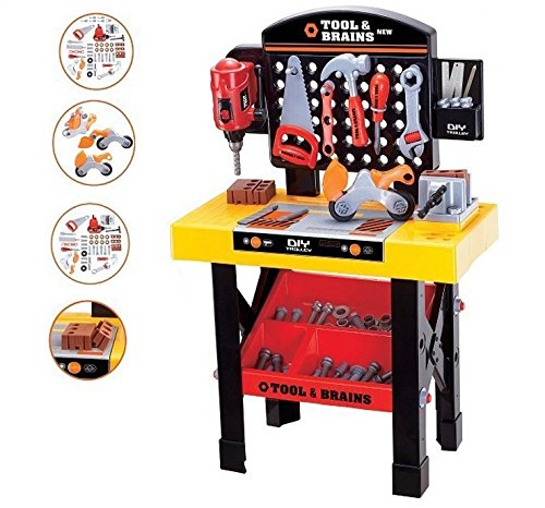 Preisvergleich Produktbild XXL Kinderwerkzeug Kinderwerkbank Werkstatt Werkbank Kinderwerkstatt Tisch NEU