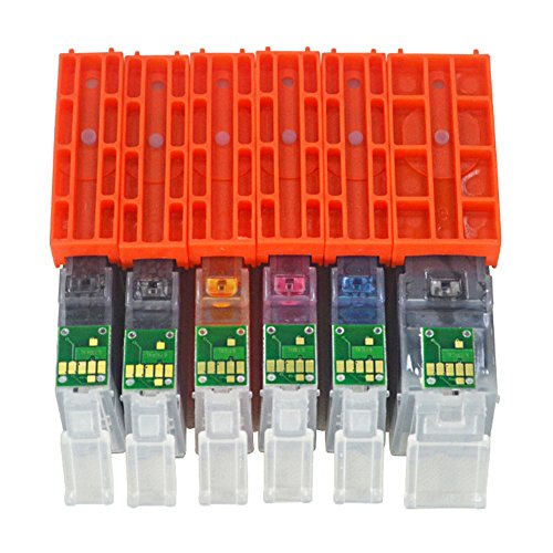 iYeal 570 571 Cartouche d encre compatible pour Canon PGI-570XL CLI-571XL Graveur de rendement   lev   Noir   Noir   Cyan   Magenta   Jaune  Paquet de 10 