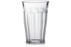 Duralex 1030AB06/6 Picardie Water Glass without Filling Mark, 500ml, Pack of 6