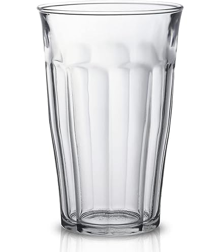 Set of 3 100% recycled glass 300ml tumbler with "Absolutely pure milk"  stamp : Amazon.co.uk: Home & Kitchen