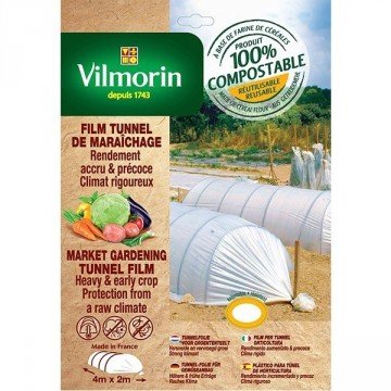 Vilmorin – maraîchage Tunnel Grain Flour Foil – 2 M x 4 M 45µm