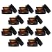 Leegoal(TM) 20 Gram Amber Empty Refillable Frosted Glass Cosmetic Cream Jar Pot Bottle Container,10pcs