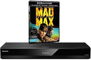 PANASONIC BUNDLE Panasonic DP-UB820 MULTIREGION for DVD Blu-ray Player Bundle with Mad Max Fury Road Ultra HD 4K Blu-ray Disc