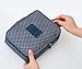 Oyedens Waterproof Travel Make-up Pouch Toiletry Wash Organizer (Navy)