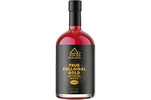 GOLD HEALING True COLLOIDAL Gold 500ml - 99.99% 24ct Pure Gold, Superior Concentration, High 60ppm Made in The UK