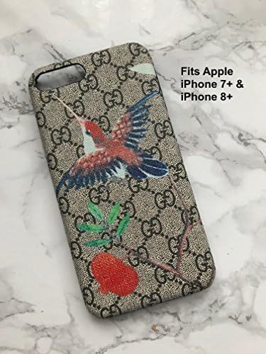 Quality Case UK - Apple iPhone 7/7+ Plus/8/8+ and iPhone X 10 Faux Leather LV Designer Cases - Multiple Designs (GG 1 (7+/8+))