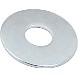 AERZETIX - C44413 - Set di 20 Rondelle piatte larghe M6x18mm - spessore 1mm - DIN9021 - in acciaio zincato - colore argento -