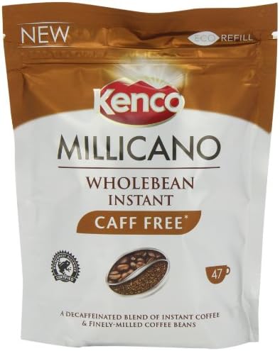 Kenco Millicano Caffeine Free Wholebean Instant Coffee Refill 85 g (Pack of 6)
