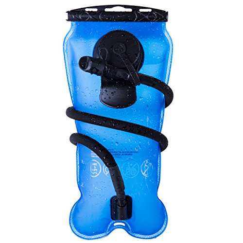 BONL Emerald Trinkblase für bis zu 3 Liter, Wasserbehälter in Militär-Qualität, große Öffnung, einfache Benutzung, haltbar, geschmacksneutral, ideal für Wanderungen, Fahrradtouren, zum Klettern, als Wasser-Rucksack, bei Outdoor-Events