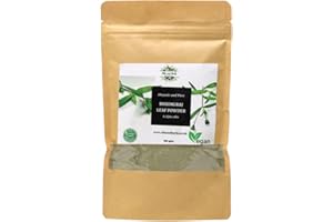 OILS AND HERBS UK Natural Bhringraj Leaf Powder - False Daisy -100% Pure, Clean and Natural- Food Grade (100)
