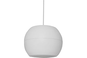 ADASTRA Wide Dispersion Spheroid 2-Way Pendant Speaker | White 5"