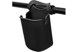 GAOMOENY Porte-gobelet Poussette en Silicone, Support Porte-gobelet Universel pour Poussette, Porte Bouteille, Support de Gobelet Téléphone pour Poussette, Vélo, Tapis Roulant, Buggy