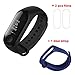 Price comparison product image China 2018 Xiaomi Mi Band 3 Miband 3 With Passometer Heart Rate 5ATM 50M Waterproof Smart Band Xiaomi mi Band 2 Upgraded (Black + blue replacement belt)