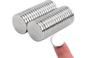 DGDUBRB 30 Stück Magnete Stark Set, 15mm x 2mm Neodym Magnete Rund zum Basteln, Starke Magnet e für Magnettafel, Kleine Supermagnete Extra Stark zum Basteln, Whiteboard, Büro, Fotos, Kühlschrank