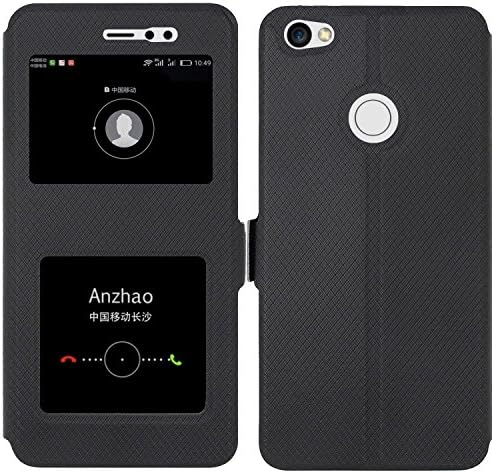 Xiaomi Redmi Note 5A Prime Case, Anzhao [View Window] Flip Case Cover with Kickstand [Magnetic Closure] for Xiaomi Redmi…