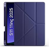 Fogy Samsung Galaxy Tab S11 2025 11 in&ccedil; Tablet SM-X730/X736 i&ccedil;inile Uyumlu &Uuml;&ccedil;gen Kalem B&ouml;l&uuml;ml&uuml; Standlı Uyku Modlu Akıllı Kılı