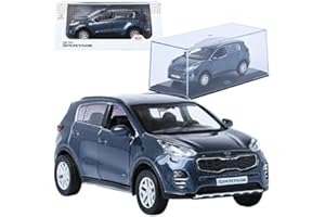 Pino B&D 1:38 KIA The SUV SPORTAGE Mercury Blue Display Mini Car
