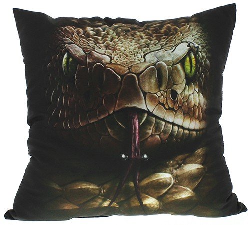 Preisvergleich Produktbild Spiral Snake Eyes Deko-Kissen schwarz