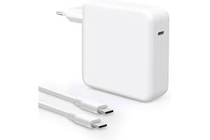 SIKER 96W Cargador USB C，Cargador Tipo C de， Adaptador para Mac Book Pro & Nuevo Mac Book Air, i Pad Pro, Samsung Gamsung, Adaptador de Corriente USB C con Cable USB Carga Rápida