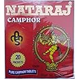 Thimble's Online Ltd NATARAJ CAMPHOR Natraj Pure Camphor Tablets Used In Many Applications Ideal For Pooja, Scent, Hindu festivals 40 Grams kapoor, Kapur