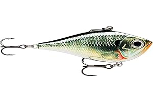 Rapala - Esca da Pesca Artificiale Spinning Rippin’ Rap - Esca di Simulazione per Acqua Dolce Snella e Senza Labbro - Profondità di Nuoto Variabile - 5cm/9g - Prodotta in Estonia - Live Roach